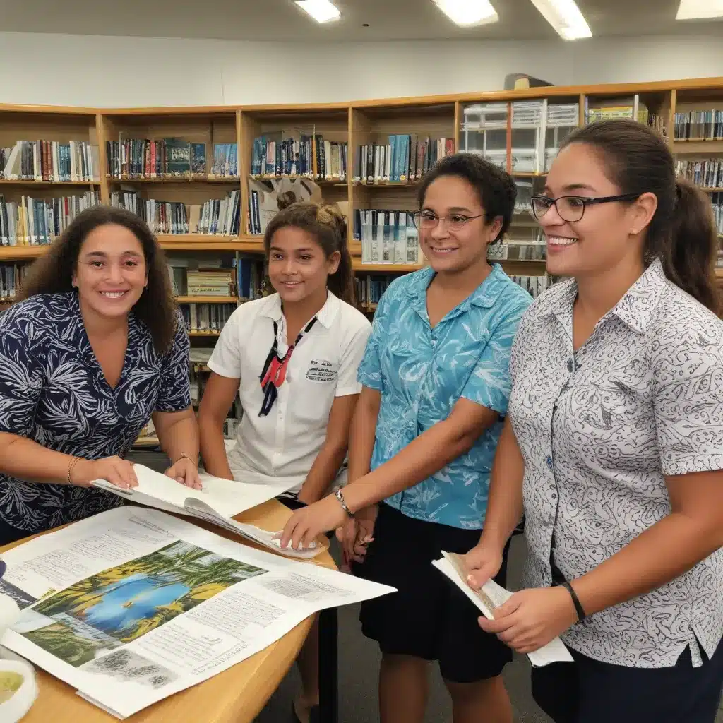 Inspiring Future Leaders: Acclaimed Educators Visit the Cook Islands Library
