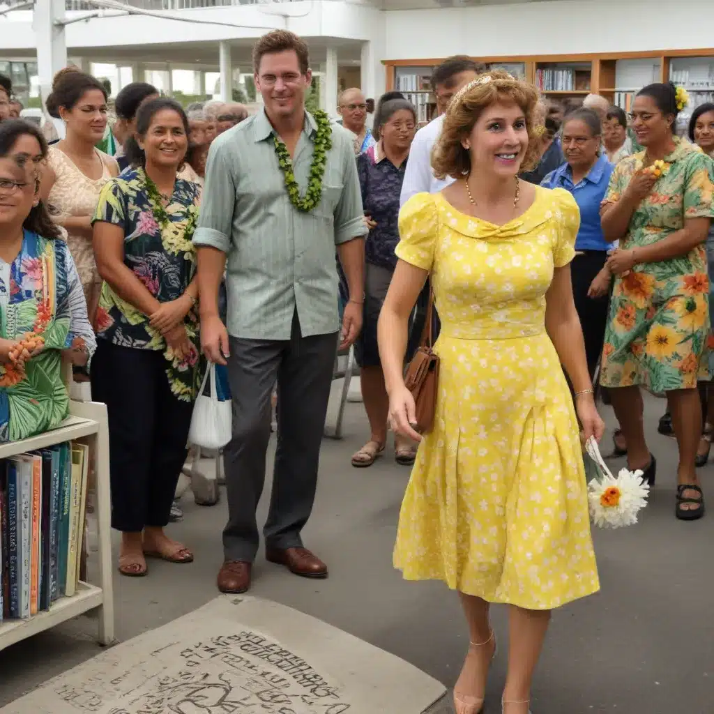 Princess Daisy’s Visit to the Cook Islands Library: A Royal Encounter
